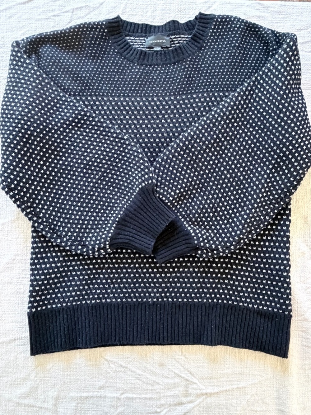 Summersalt Wool/Cashmere Balloon Sleeve Sweater